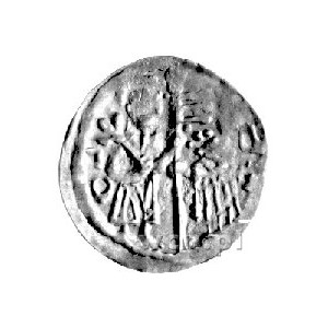 denar 1177- 1201, mennica Wrocław potem Racibórz, Aw: K...