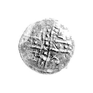 denar ok. 1190- 1201, mennica Racibórz, Aw: Krzyż dwuni...