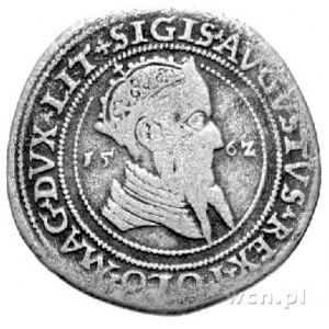 szóstak 1562, Wilno, moneta ogromnej rzadkości wybita w...