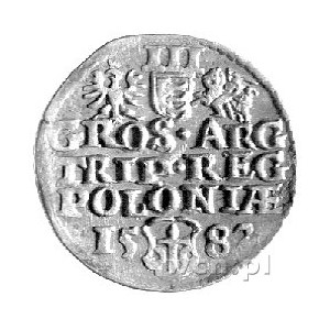trojak 1582, Olkusz, Kurp. 142 R1, Gum. 704