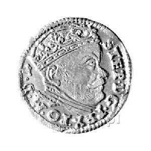 trojak 1586, Wilno, Kurp. 317 R1, Gum. 764, ciekawa odm...