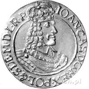 dwudukat 1667, Toruń, H-Cz 2326 R5, Fr. 59, T. 60, złot...