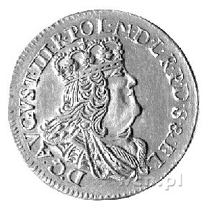 szóstak 1762, Elbląg, Aw: popiersie Augusta III i napis...