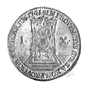 grosz wikariacki 1741, Drezno, Kam. 1525 R, Merseb. 169...