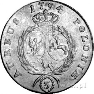 trzydukatówka 1794, Warszawa, Plage 459, Fr. 98, złoto,...