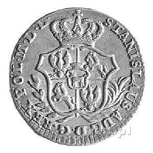 2 grosze srebrne 1767, Warszawa, Plage 245, patyna