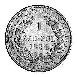 1 złoty 1834, Warszawa, Plage 80
