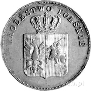 5 złotych 1831, Warszawa, drugi egzemplarz, minimalnie ...