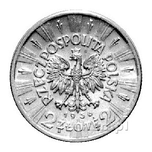 2 złote 1936, Warszawa, Piłsudski, rzadkie