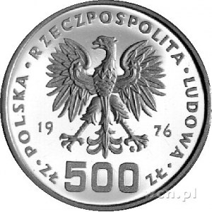 500 złotych 1976, Warszawa, Kazimierz Pułaski, złoto, 2...