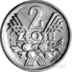 2 złote 1958, na rewersie napis PRÓBA, Parchimowicz P-2...