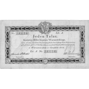 1 talar 1.12.1810, podpis: Potocki, Pick A12