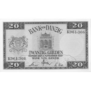 20 guldenów 1.11.1937, Ros. 764
