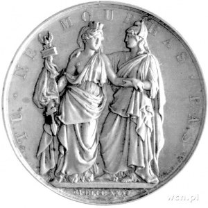 medal emigracyjny autorstwa A. Barre’ a wybity w 1831 r...
