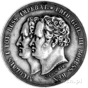 medal autorstwa L. Helda wybity z okazji manewrów rosyj...