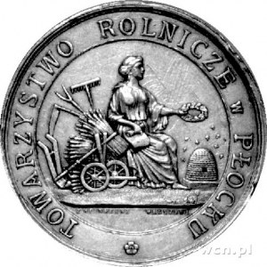 medal Towarzystwa Rolniczego w Płocku sygn. S.W., Aw: H...