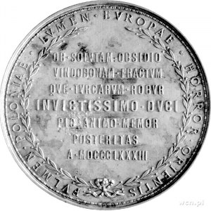 medal autorstwa Józefa Tautenhayna wybity w 1883 r. z o...