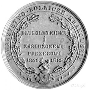medal hrabiego Henryka Wodzickiego autorstwa K. Radnitz...