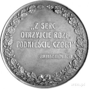 medal wybity w 1909 r w setną rocznicę śmierci Juliusza...