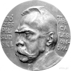 medal autorstwa Konstantego Laszczki poświęcony Józefow...