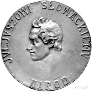medal na sprowadzenie prochów Słowackiego na Wawel w 19...