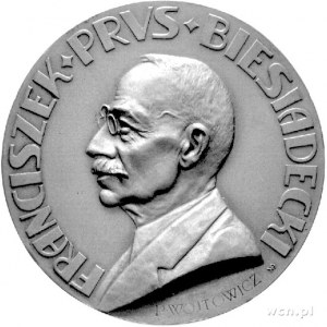 medal proj. P. Wojtowicza poświęcony Franciszkowi Prus ...