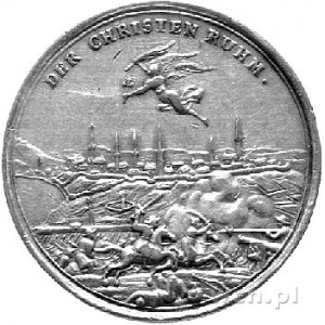 medal sygn. LGL wybity z okazji wyzwolenia w 1686 r. mi...