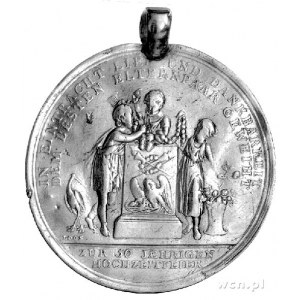 medal autorstwa Loosa wybity w 1809 roku z okazji 50-le...