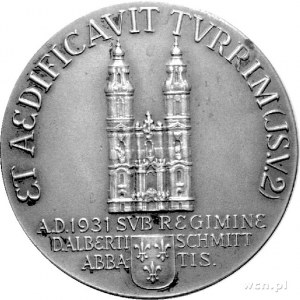 Krzeszów ( Grüssau)- medal z okazji odbudowy dzwonnicy ...