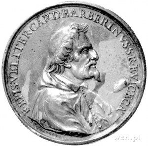 medal kardynała Barberiniego sygn. I. F. Travanus 1675 ...