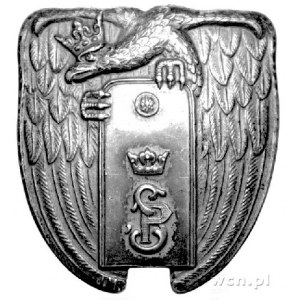 odznaka Szkoły Oficerskiej Piechoty; Orzeł w koronie tr...