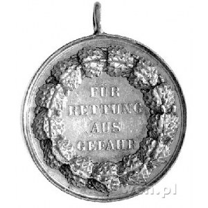 medal Za Ratowanie z Niebezpieczeństwa - okres Fryderyk...