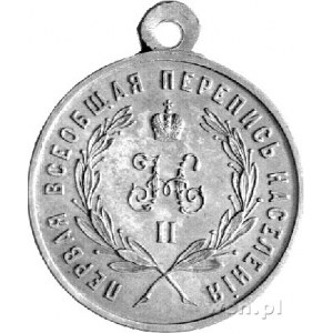 medal nagrodowy za prace przy pierwszym spisie ludności...