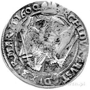 Rudolf 1576-1612 - talar 1600, Kuttenberg, Aw: Popiersi...