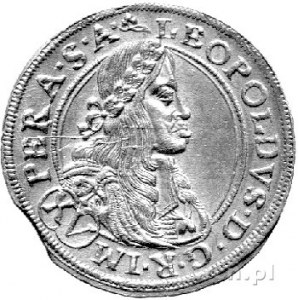 15 krajcarów 1664, Praga, Herinek 990