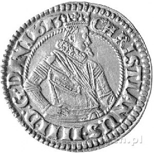 Krystian IV 1588-1648 - 1 marka 1613, Hede 99.A, piękny...
