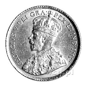 5 dolarów 1913, Aw: Popiersie króla Jerzego V, Rw: Tarc...