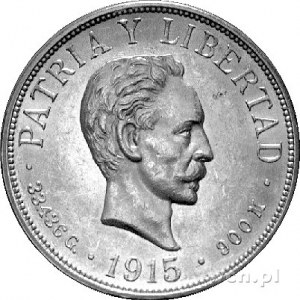 20 pesos 1915, Fr. 1, złoto, 33,43 g.