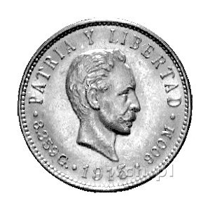 5 pesos 1915, Fr. 4, złoto, 8,35 g.