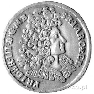 gulden 1692, Berlin, Aw: Popiersie, Rw: Wielopolowa tar...
