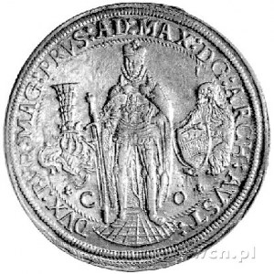 Maksymilian I 1590-1618 - półtalar 1614, Aw: Postać Wie...