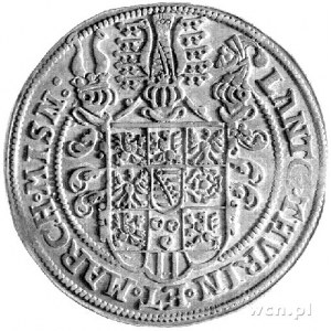 Jan Wilhelm 1565-1573 - talar 1568, Aw: Półpostać, Rw: ...