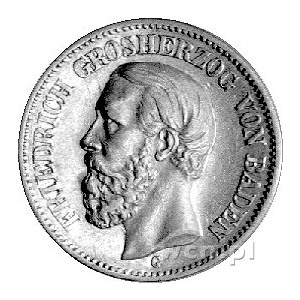 20 marek 1872, Karlsruhe, J. 184, złoto, 7,91 g.