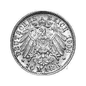 10 marek 1903, Karlsruhe, J. 190, złoto, 3,98 g.