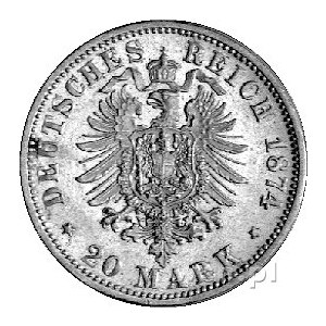 20 marek 1900, Monachium, J. 200, złoto, 7,96 g.
