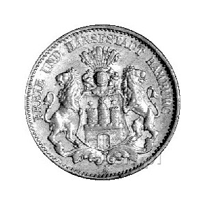 10 marek 1898, Hamburg, J. 211, złoto, 3,97 g.
