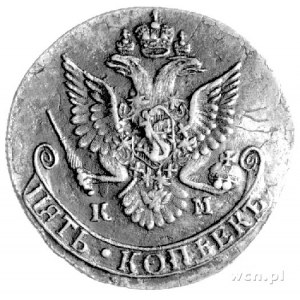 5 kopiejek 1781,Koływań, Uzdenikow 2753, bardzo rzadkie
