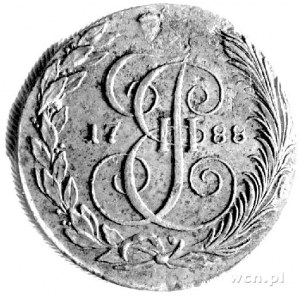 5 kopiejek 1788,Koływań, Uzdenikow 2794