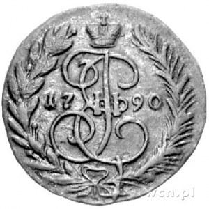 2 kopiejki 1790, Jekatierinburg, Uzdenikow 2829