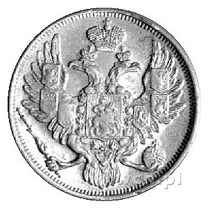 3 ruble 1844, Petersburg, Uzdenikow 0409, Fr. 143, plat...
